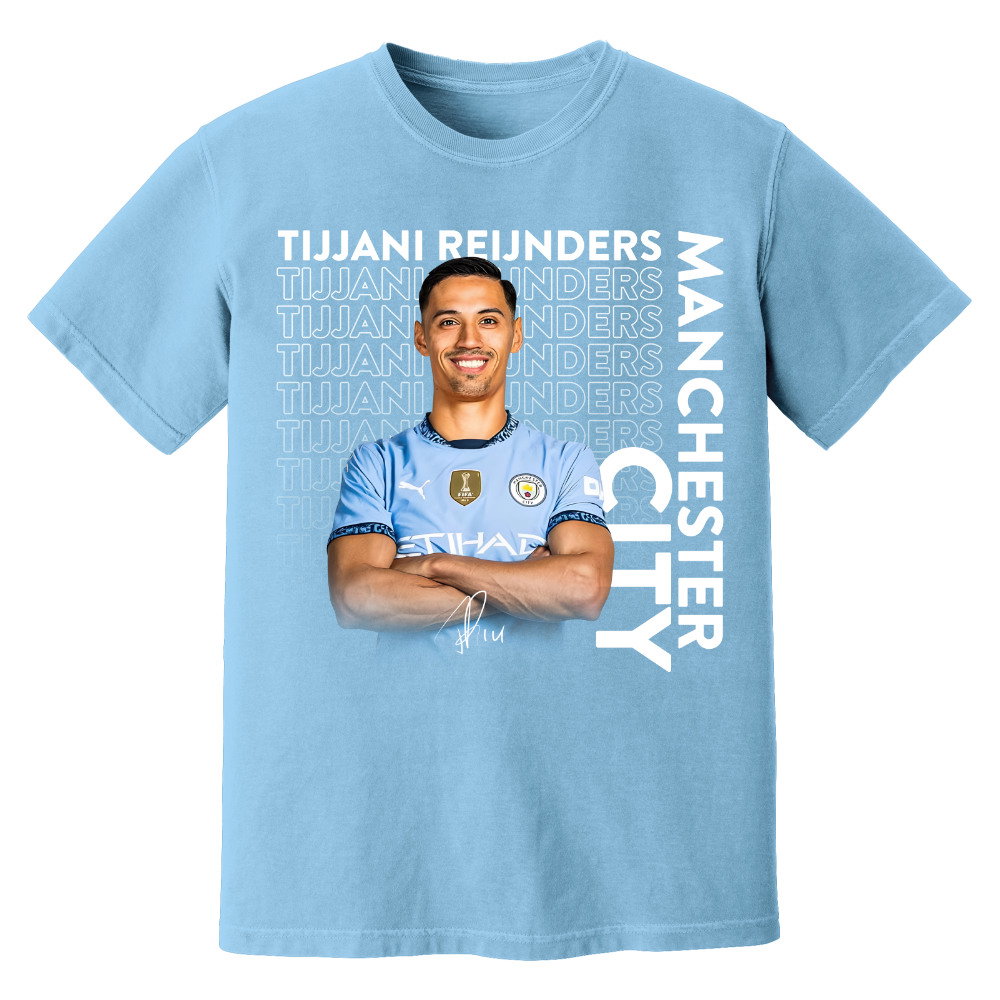 Tijjani Reijnders Man City T-Shirt (Sky)