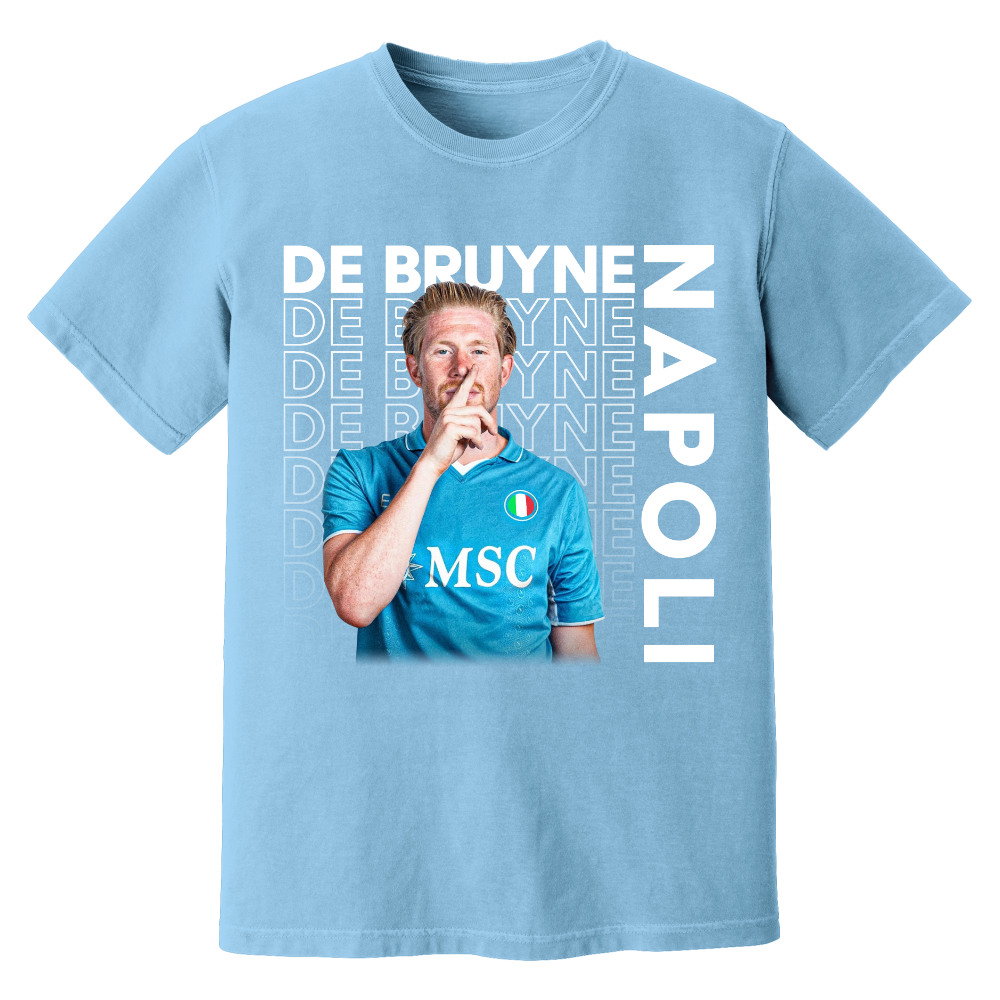 Kevin De Bruyne Napoli T-Shirt (Sky)