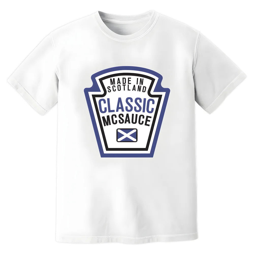 Scott McTominay McSauce Scotland T-Shirt (White)