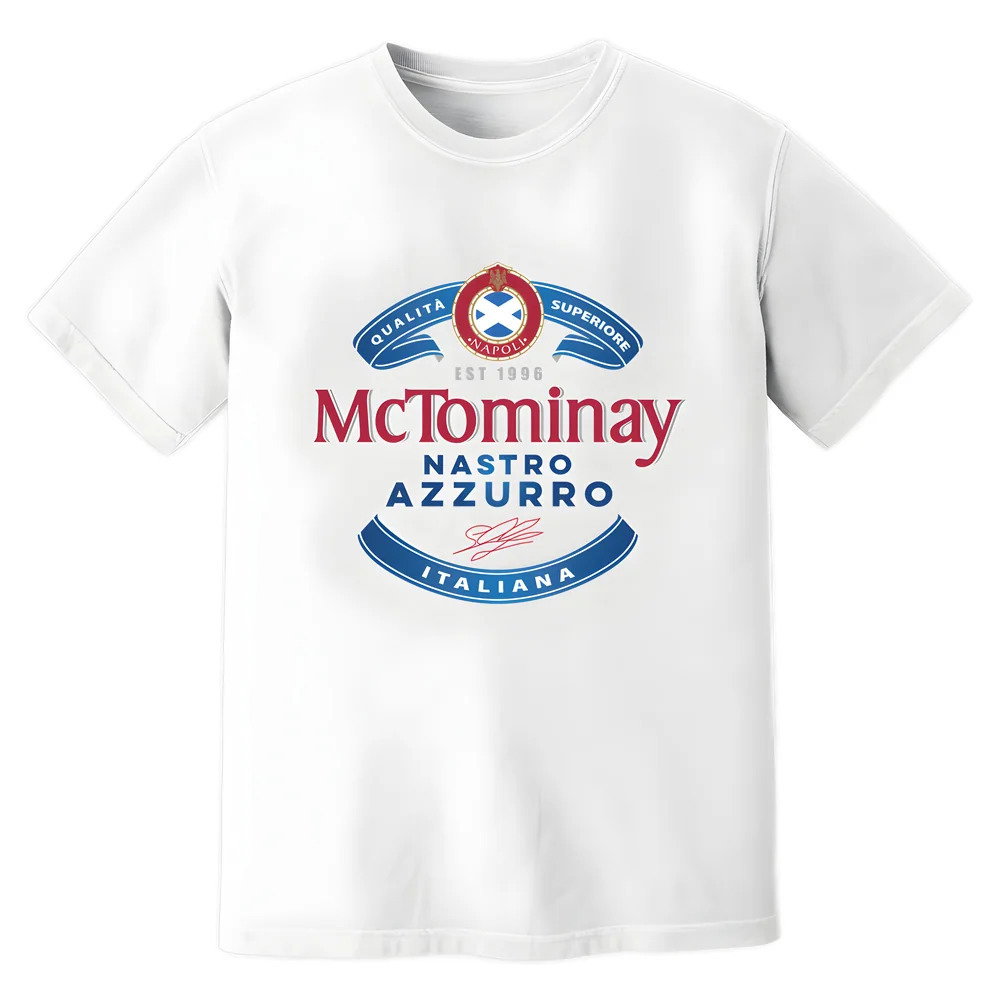 Scott McTominay Napoli Beer T-Shirt (White)