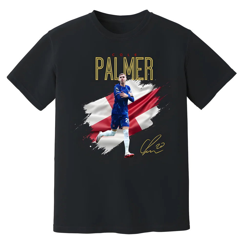 Cole Palmer Chelsea Celebration T-Shirt (Black)