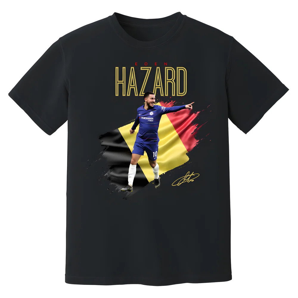 Eden Hazard Chelsea Celebration T-Shirt (Black)