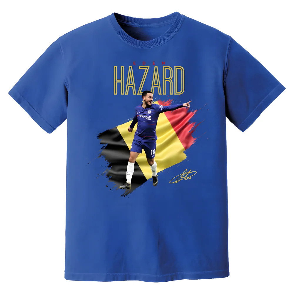 Eden Hazard Chelsea Celebration T-Shirt (Blue)
