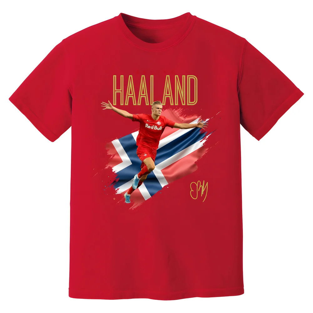 Erling Haaland Salzburg Celebration T-Shirt (Red)