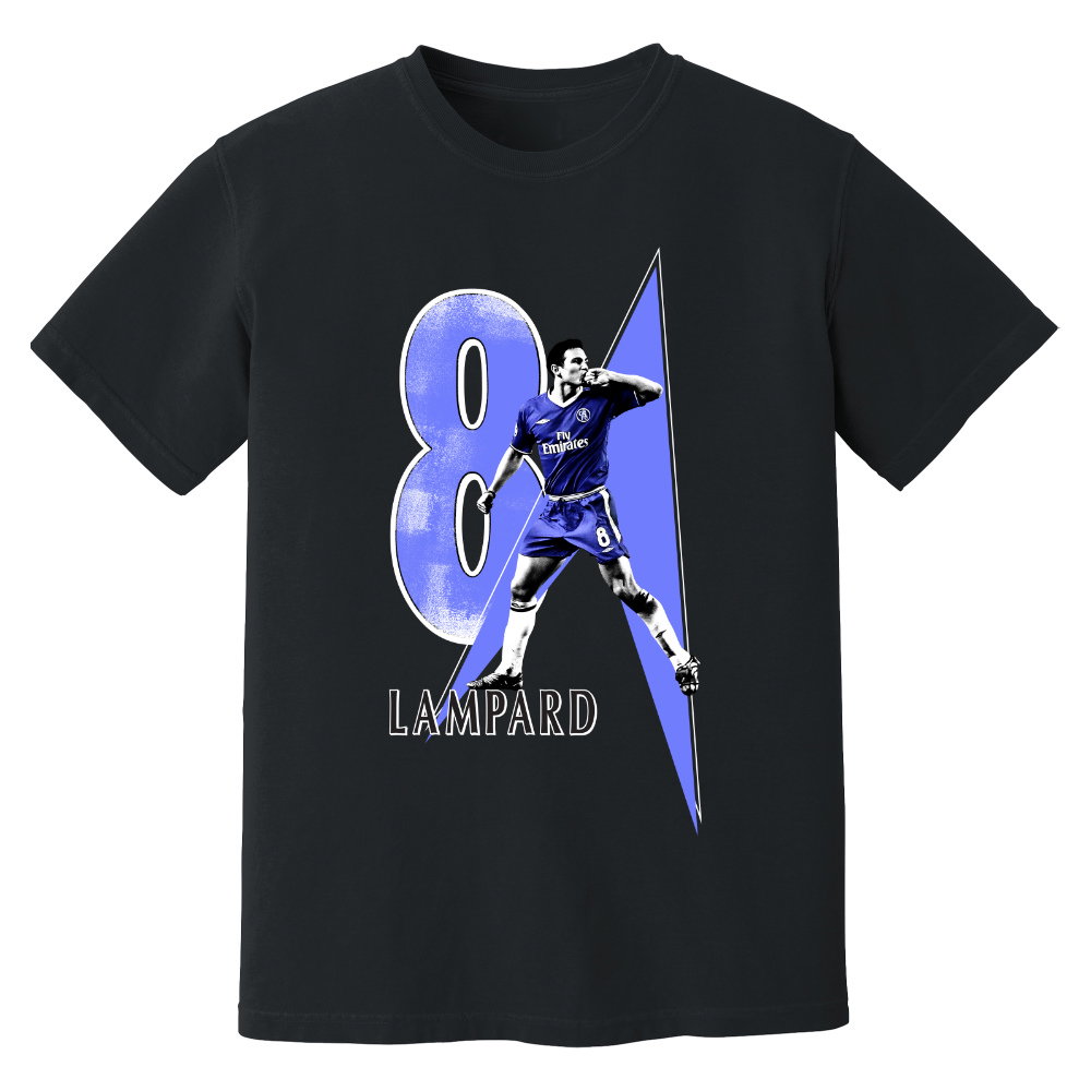 Frank Lampard Chelsea Premier League Legend T-Shirt (Black)