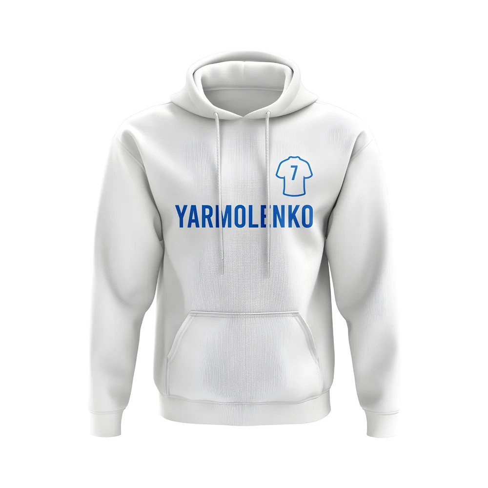 Andriy Yarmolenko Dynamo Kyiv Number Hoody (White)