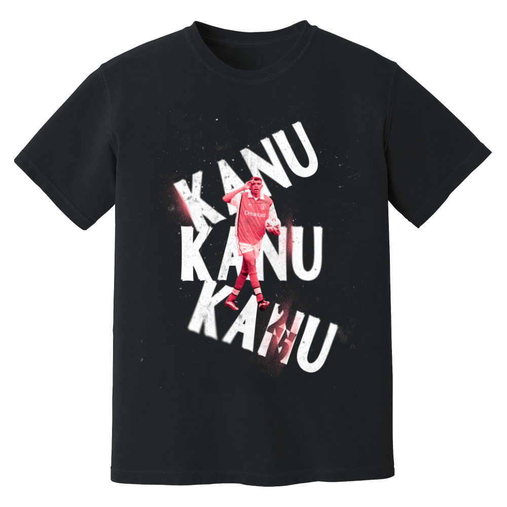 Kanu Arsenal Premier League Legend T-Shirt (Black)