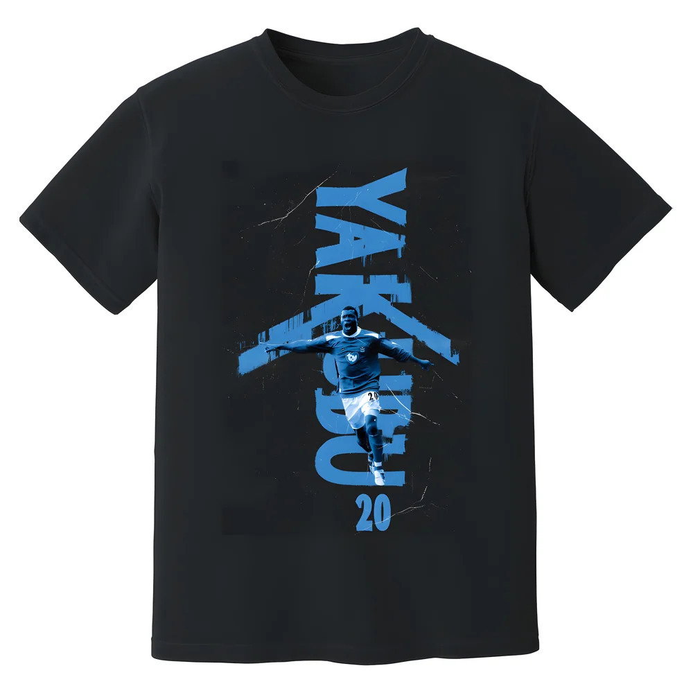 Yakubu Portsmouth Premier League Legend T-Shirt (Black)
