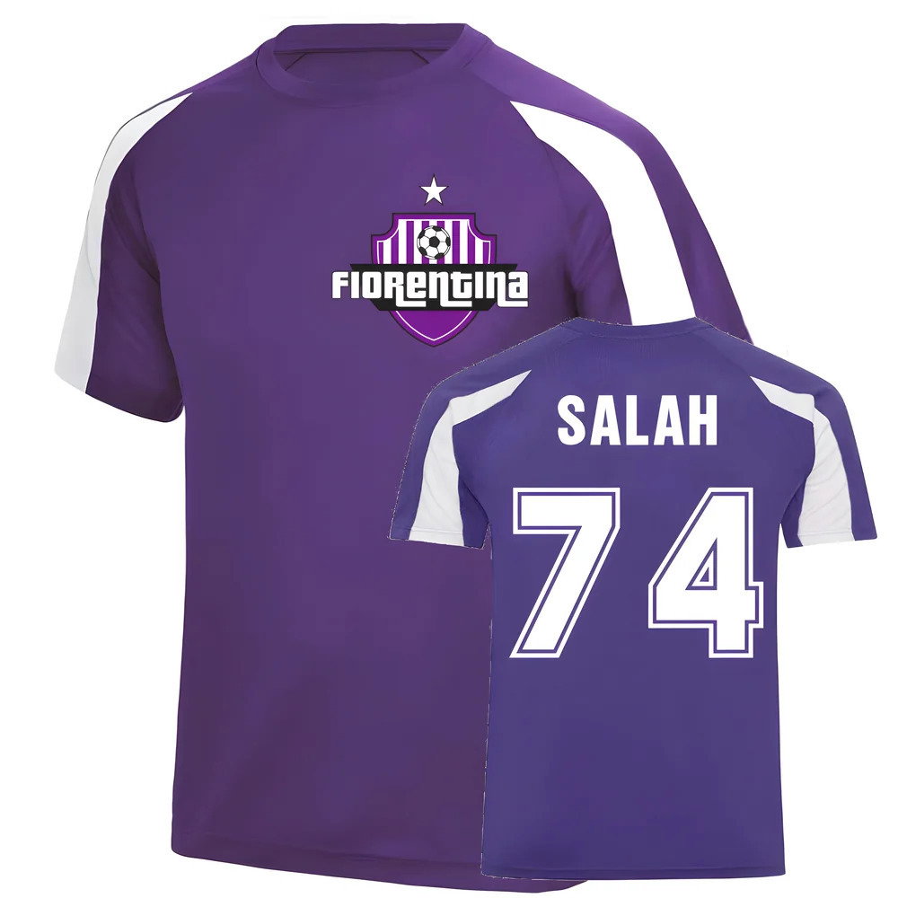 Mohamed Salah Fiorentina Sports Training Jersey (Purple)