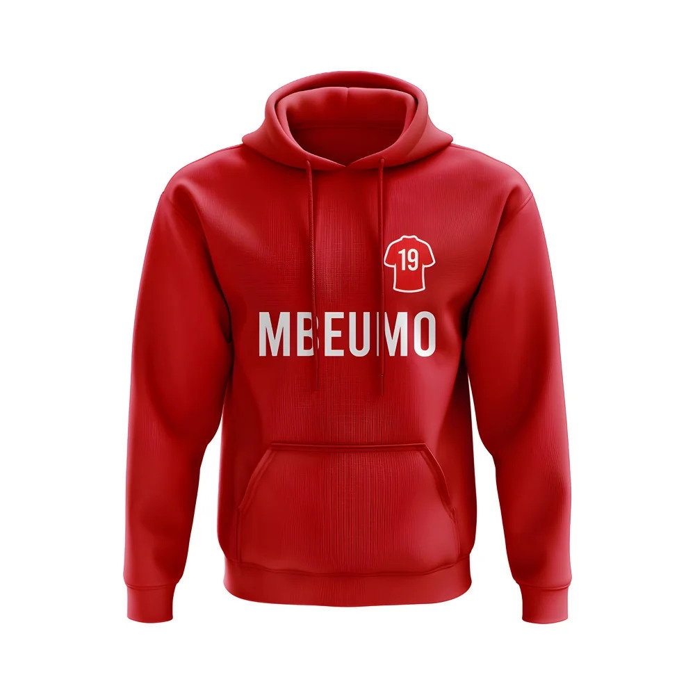 Bryan Mbeumo Man United Number Hoody (Red)