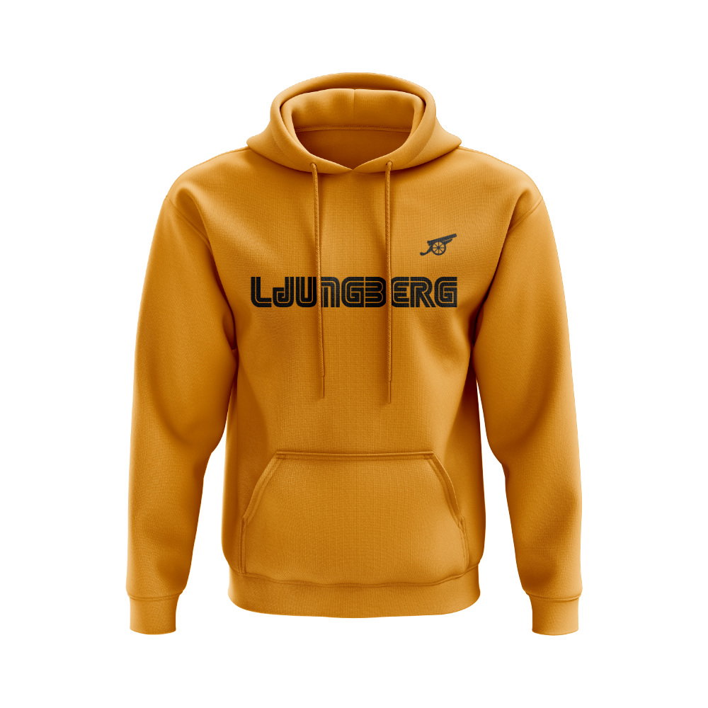 Arsenal 2001-02 Ljungberg Hoody (Gold)