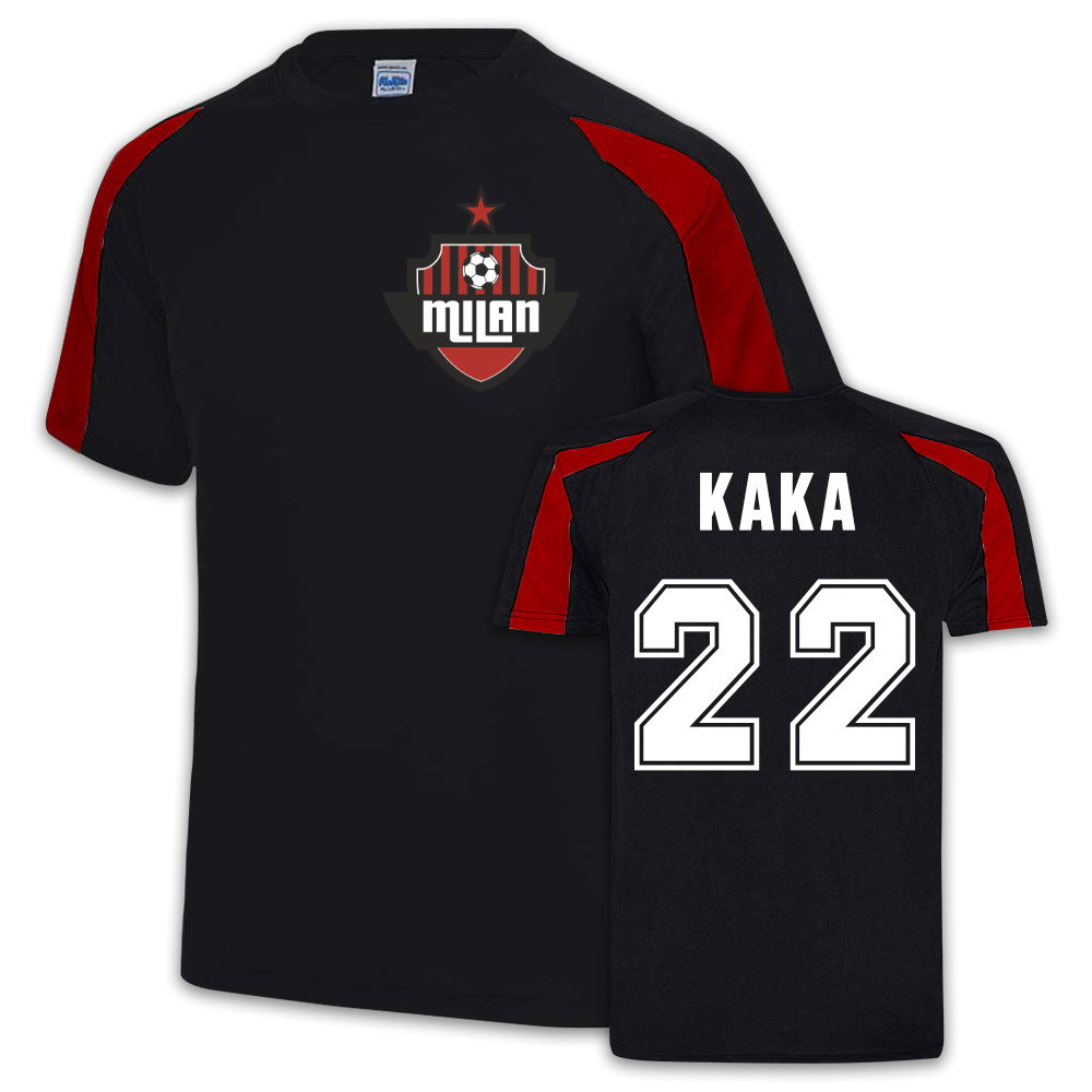 Kaka AC Milan Sport Training Jersey (Black)