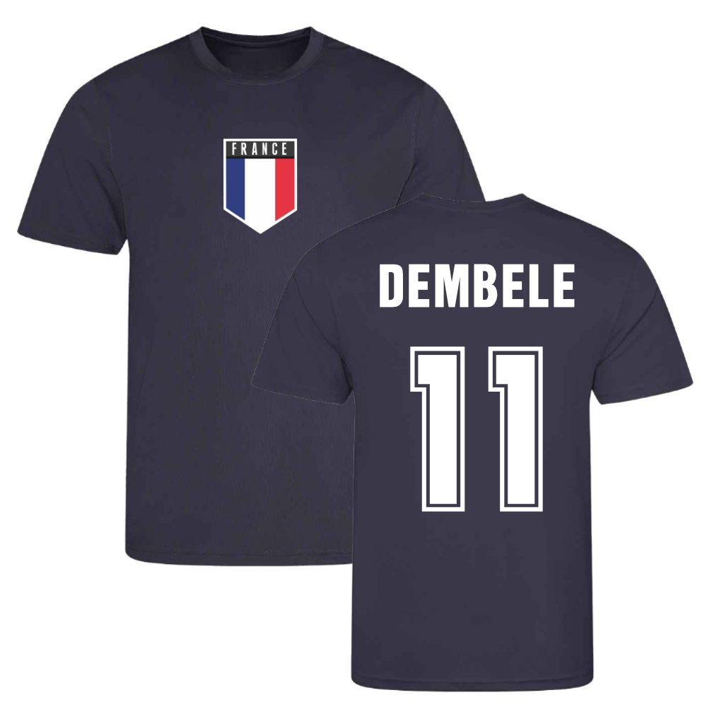 Dembele France Training Jersey (Navy)