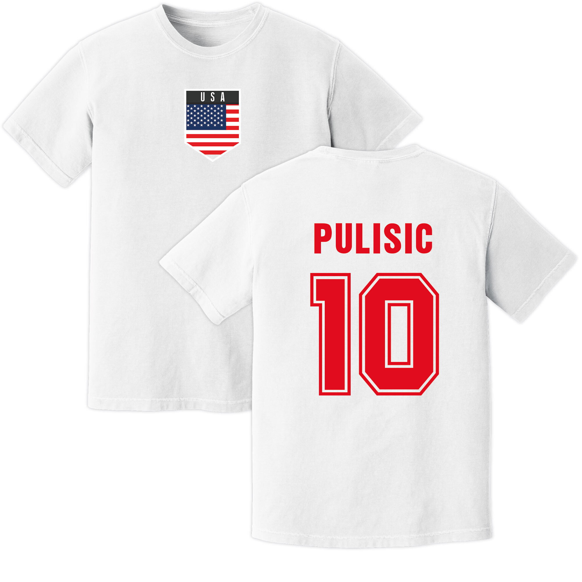 Pulisic USA Training Jersey (White)