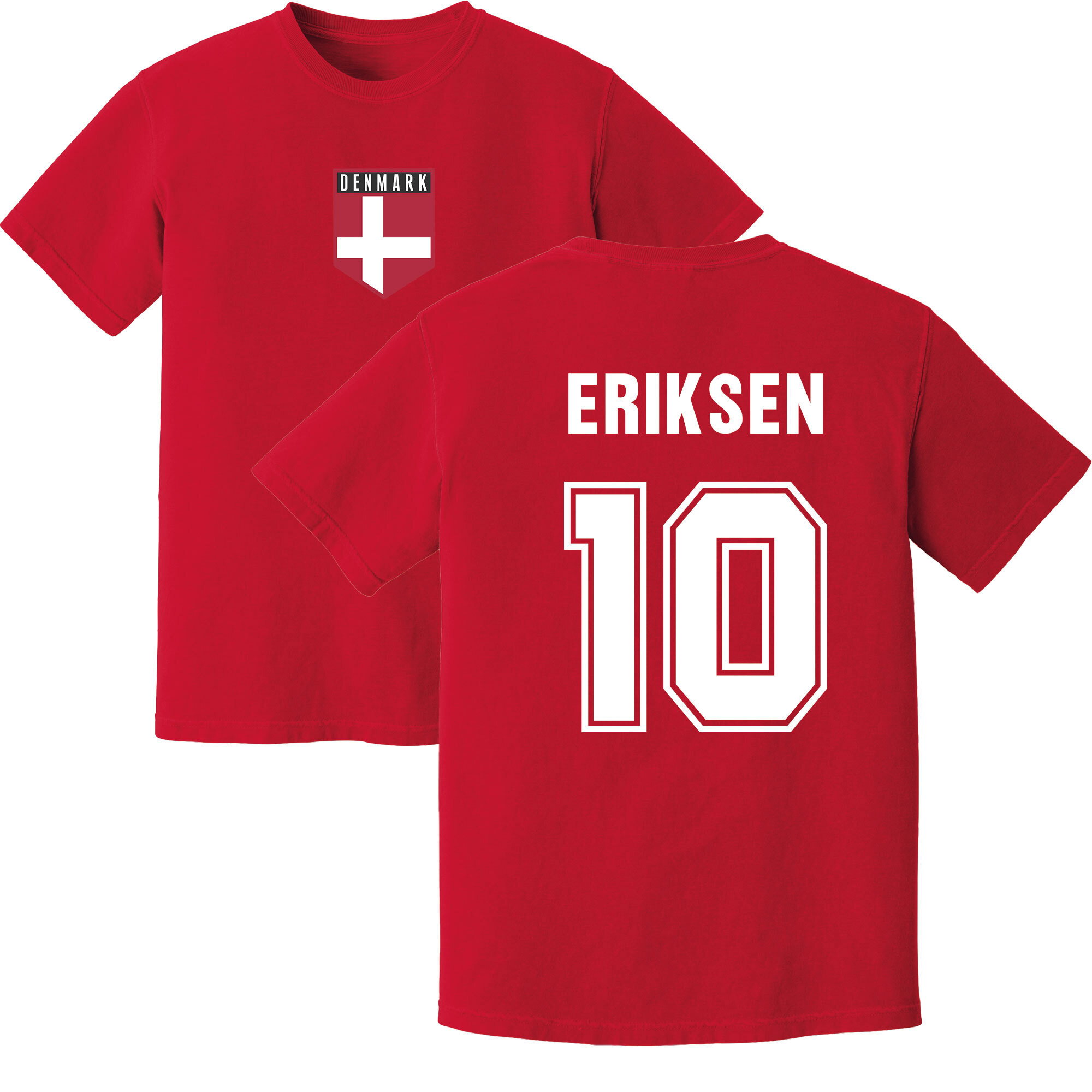 Eriksen Denmark Training Jersey (Red)