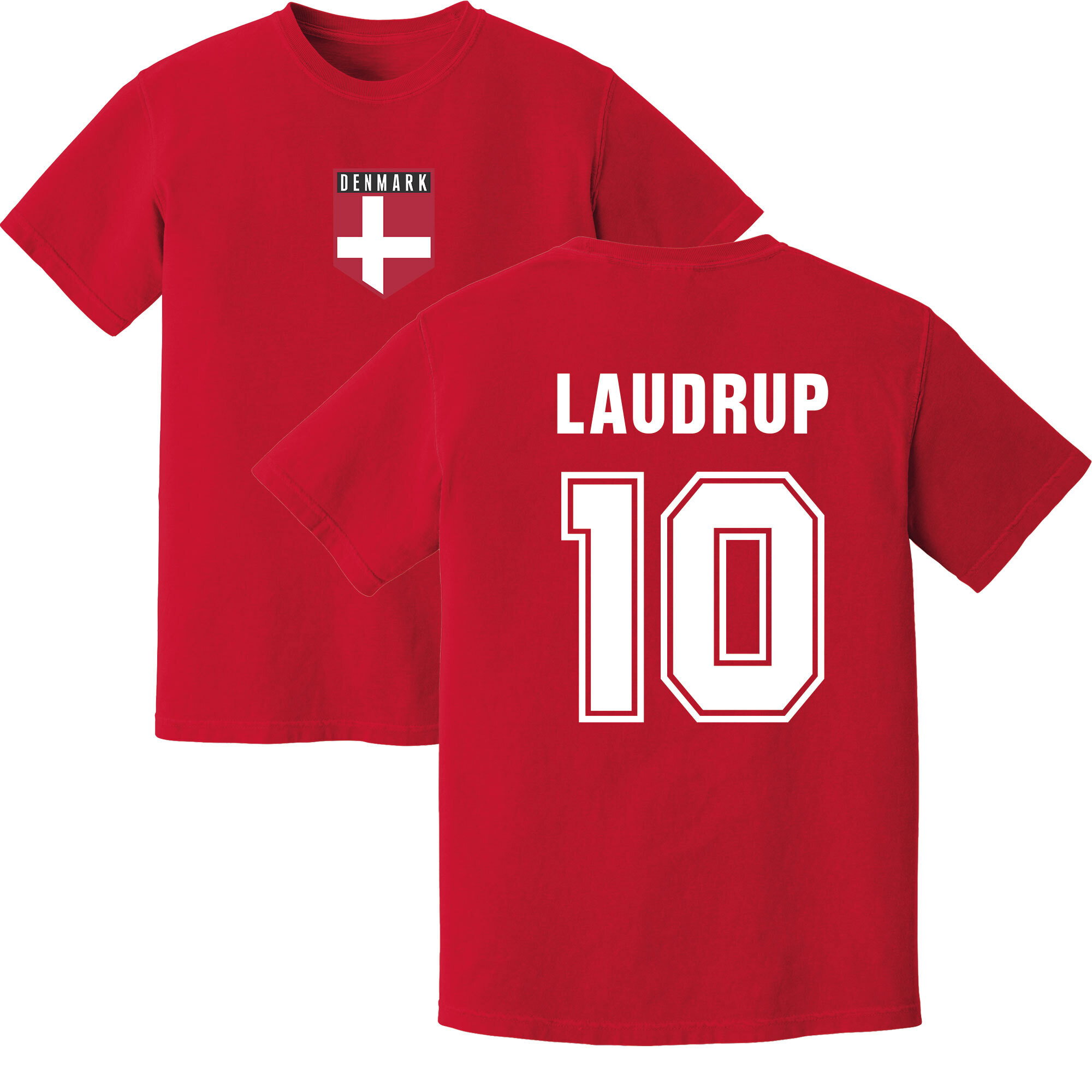 Laudrup Denmark Training Jersey (Red)