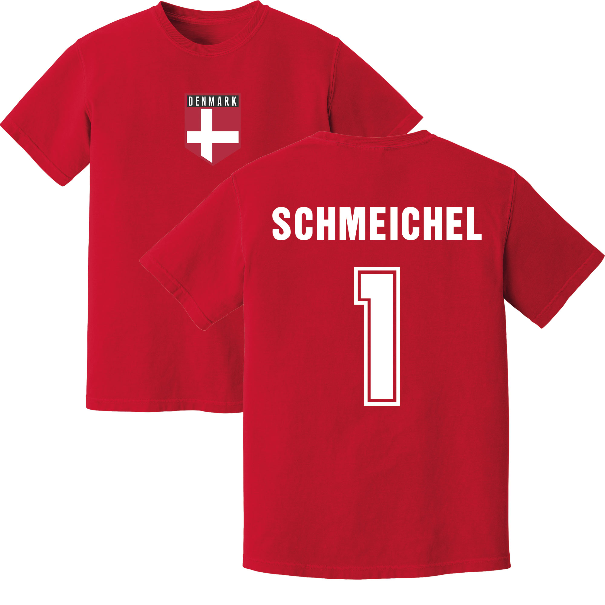 Schmeichel Denmark Training Jersey (Red)