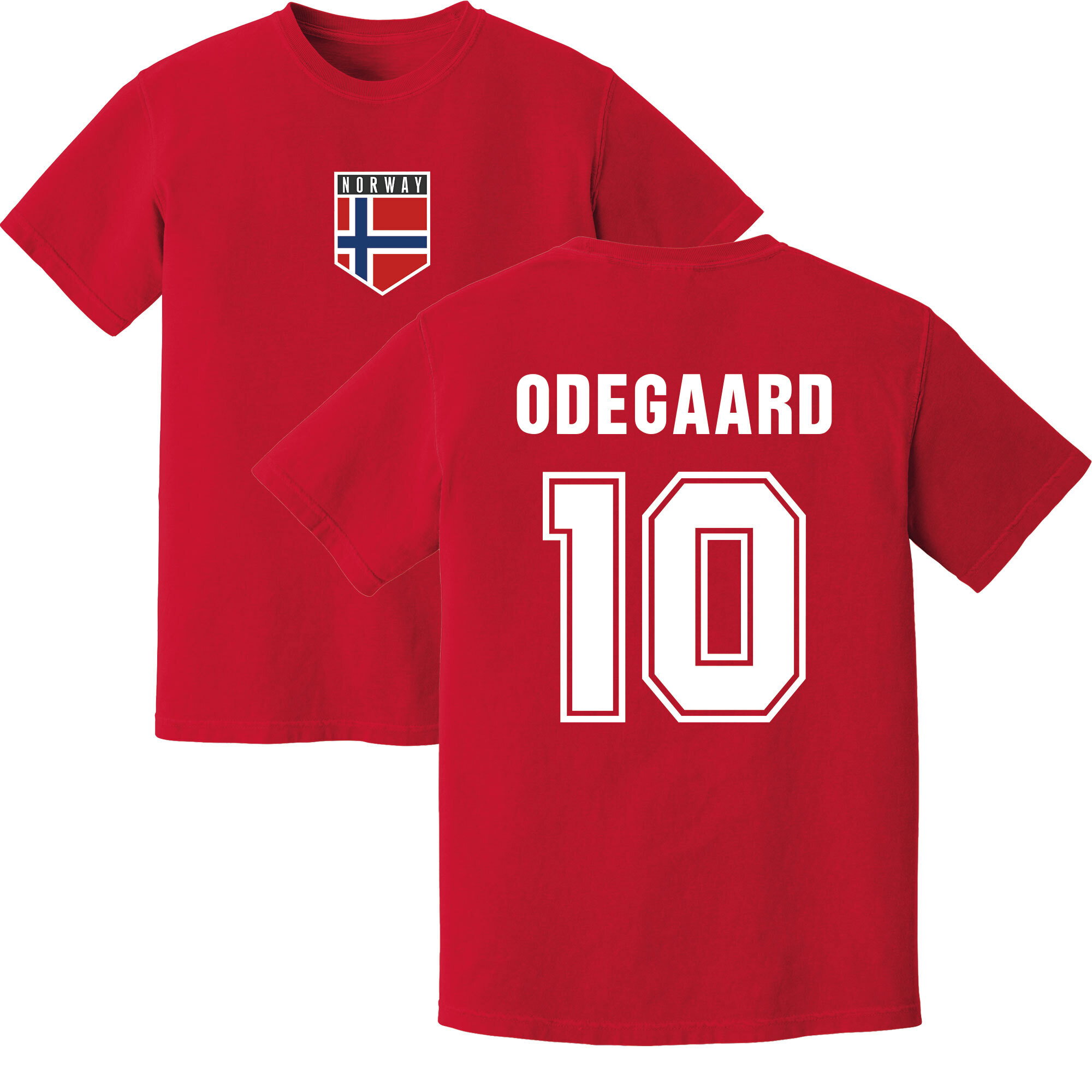 Odegaard Norway Training Jersey (Red)