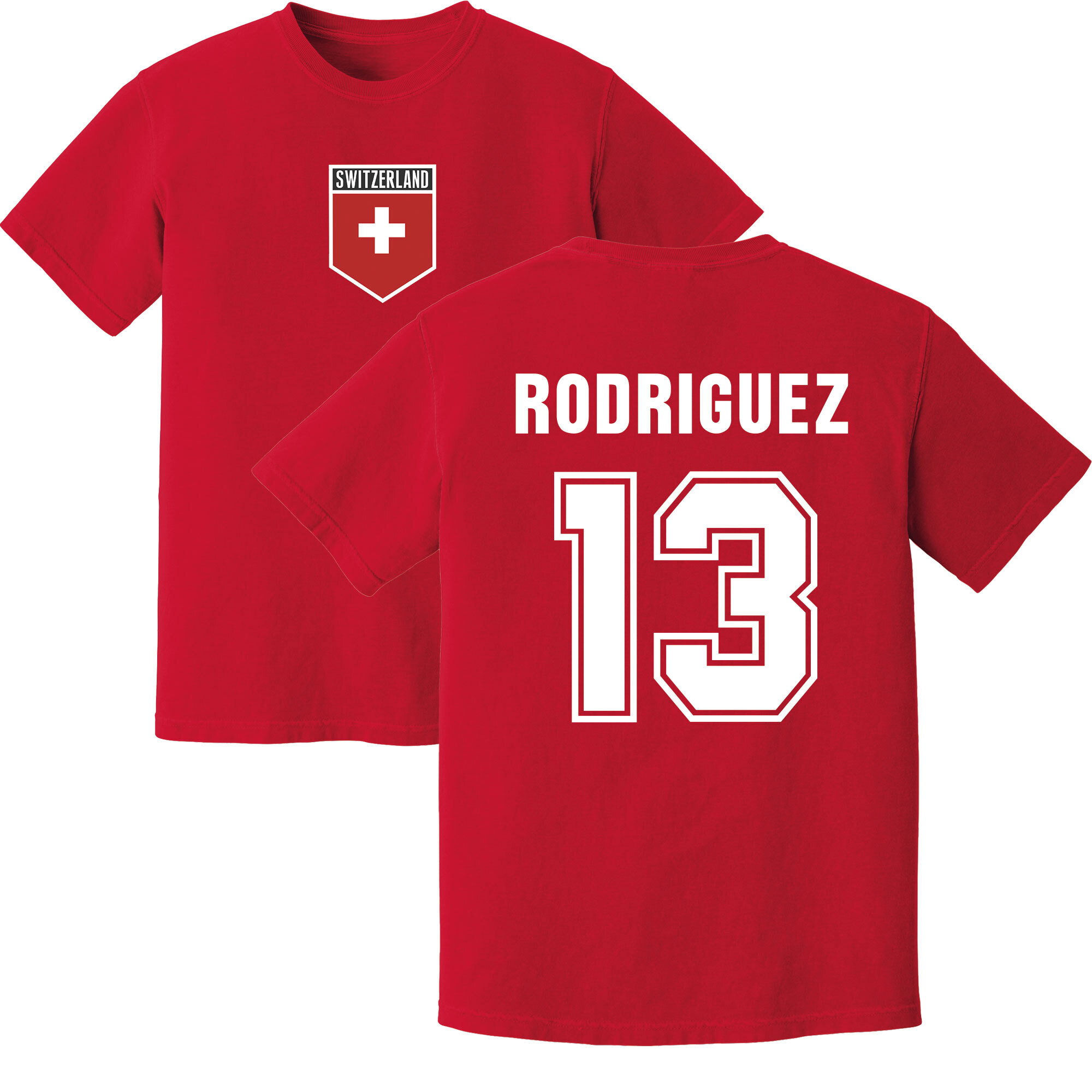 Rodriguez Switzerland Training Jersey (Red)