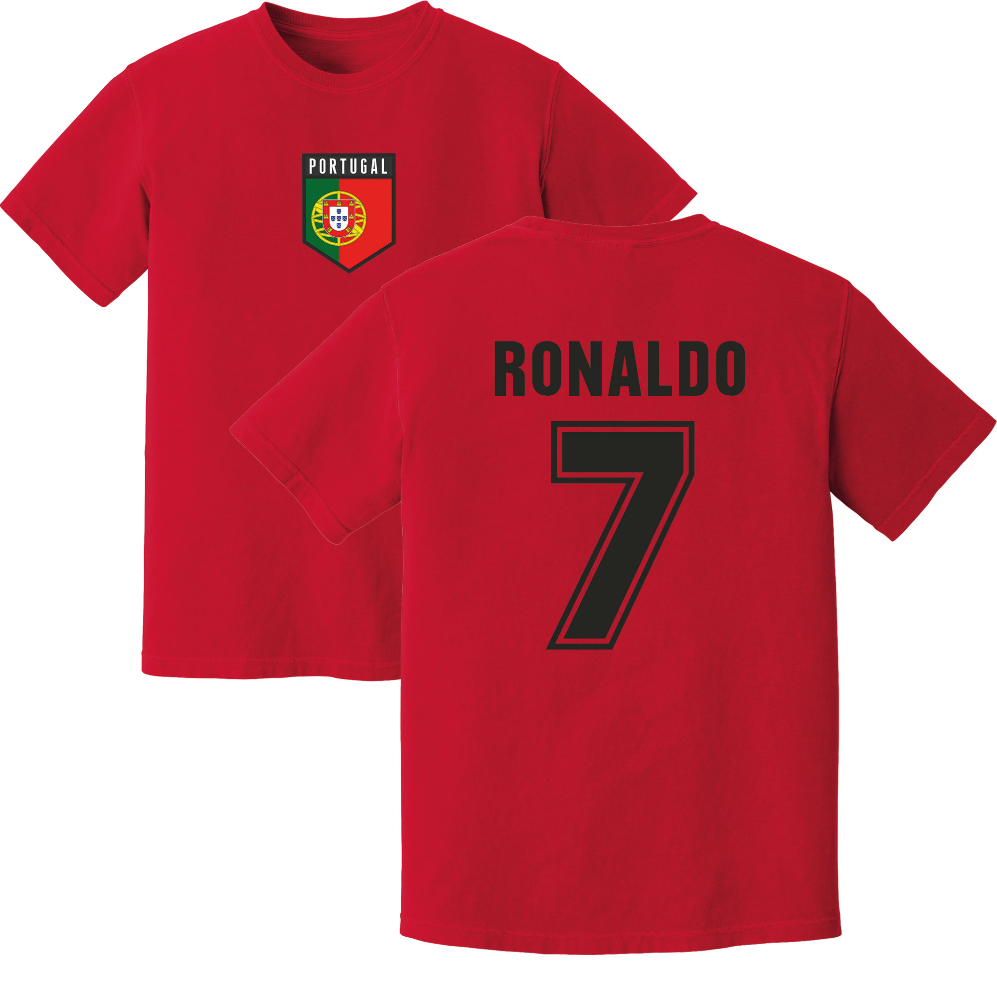 Ronaldo Portugal Training Jersey (Red)