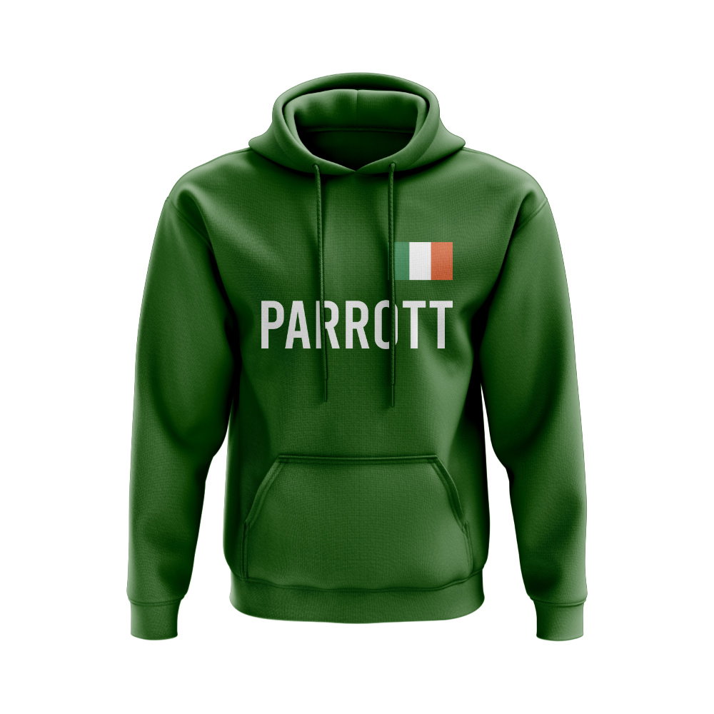 Troy Parrott Ireland Name Hoody (Green)