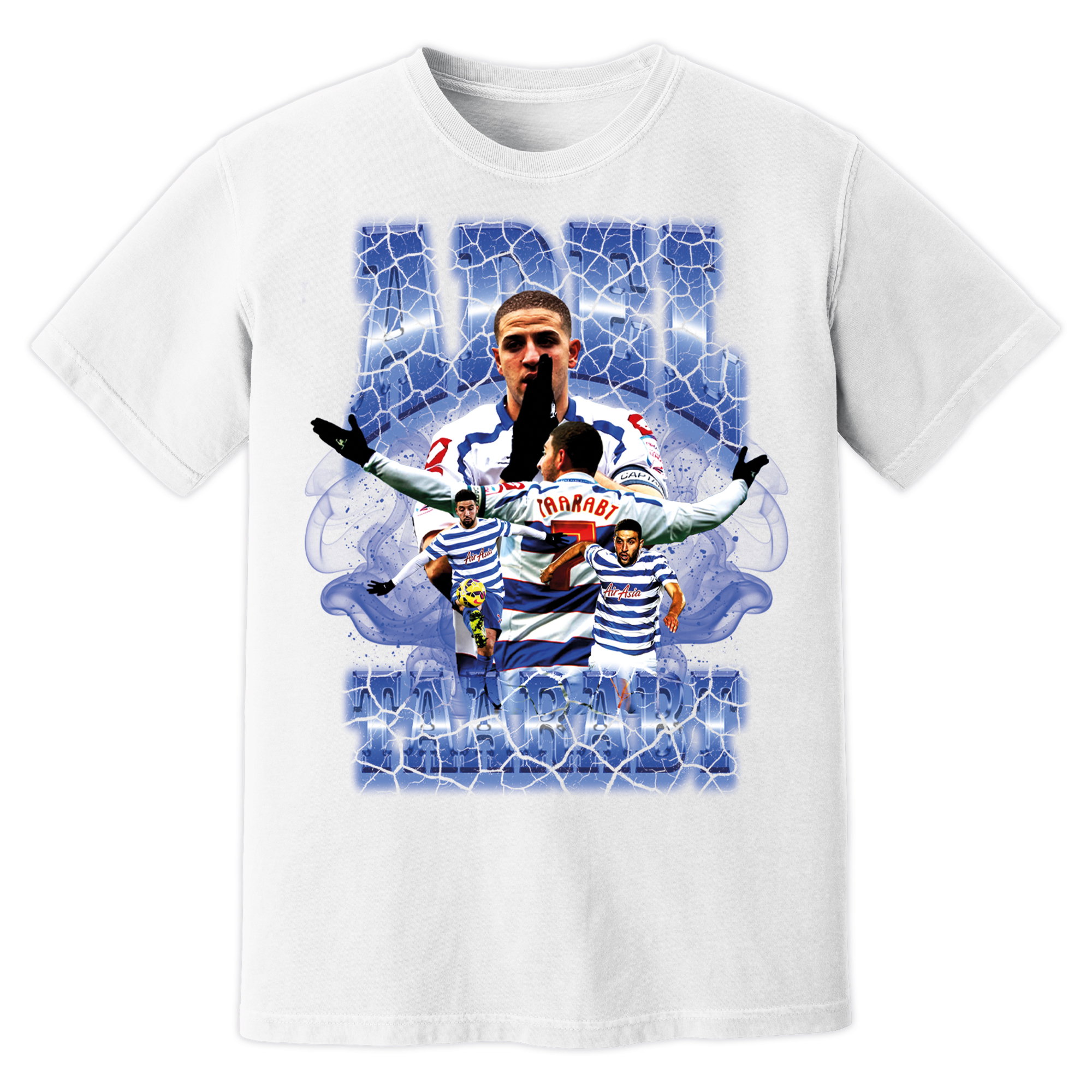 Adel Taarabt QPR Bootleg T-Shirt (White)