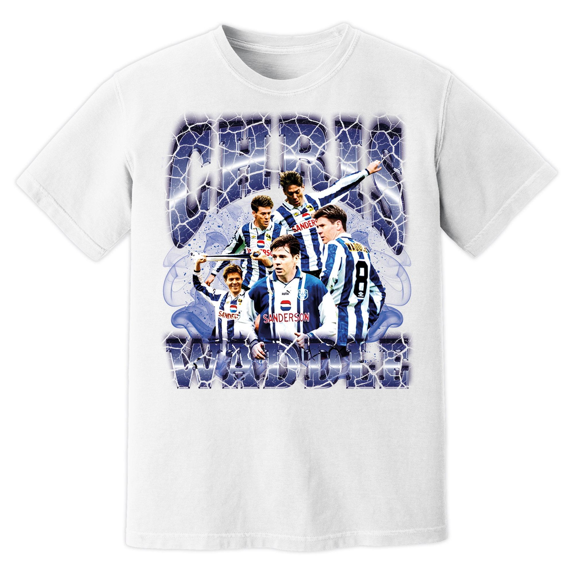 Chris Waddle Bootleg T-Shirt (White)