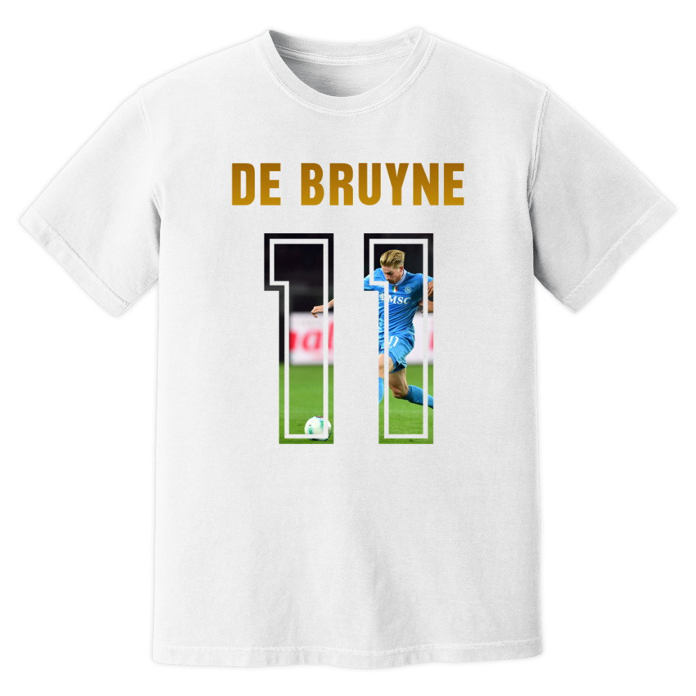Kevin De Bruyne Napoli Name And Number T-Shirt (White)