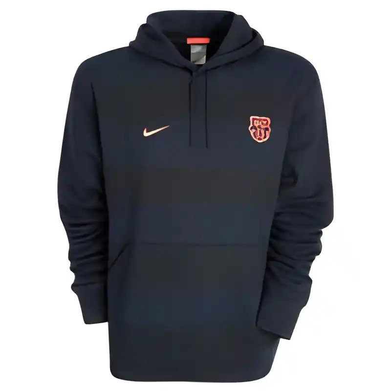 2010-11 Barcelona Nike Core Hooded Top (Black)