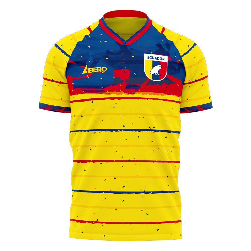 Ecuador 2026-2027 Home Concept Kit (Libero) Adult Short Sleeve (Your Name)