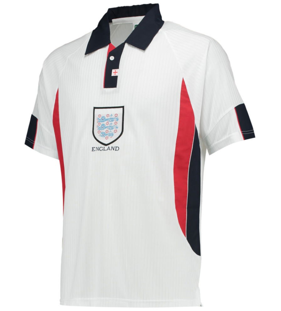 Score Draw England World Cup 1998 Home Shirt (Shearer 9)