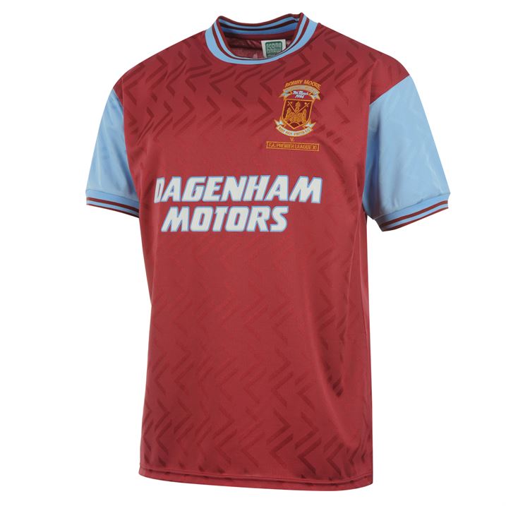 Score Draw West Ham 1994 No6 Home Shirt
