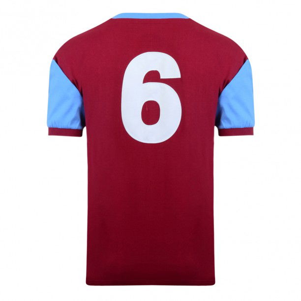 Score Draw West Ham 1958 No6 Home Shirt