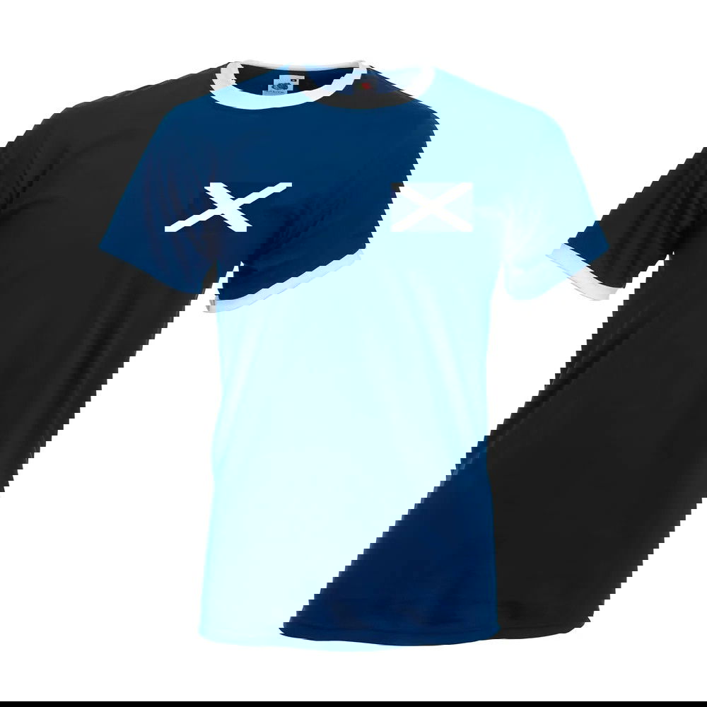 Kenny Dalglish Scotland Ringer Tee (navy)
