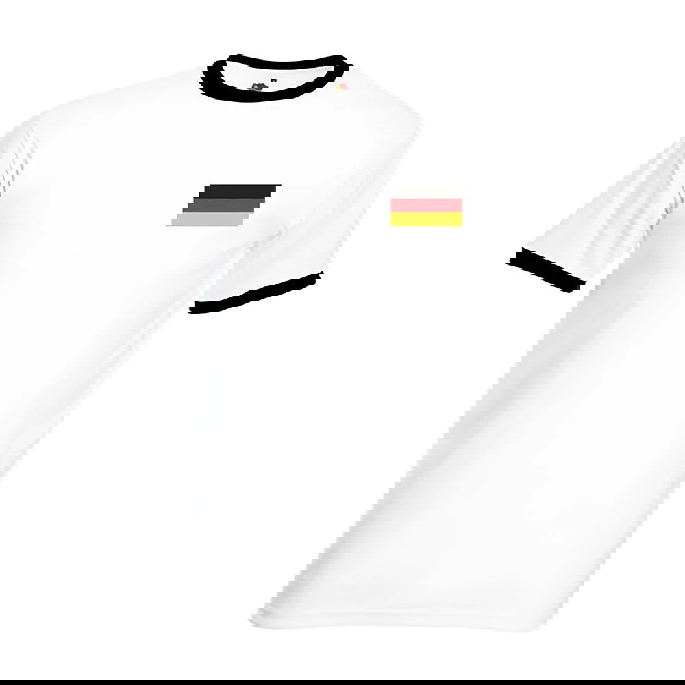 Mesut Ozil Germany Ringer Tee (white-black)