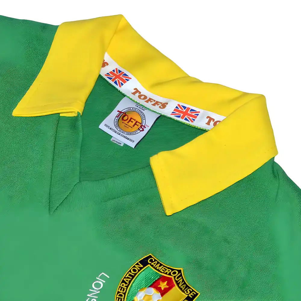 Cameroon 1982 World Cup Retro Football Shirt