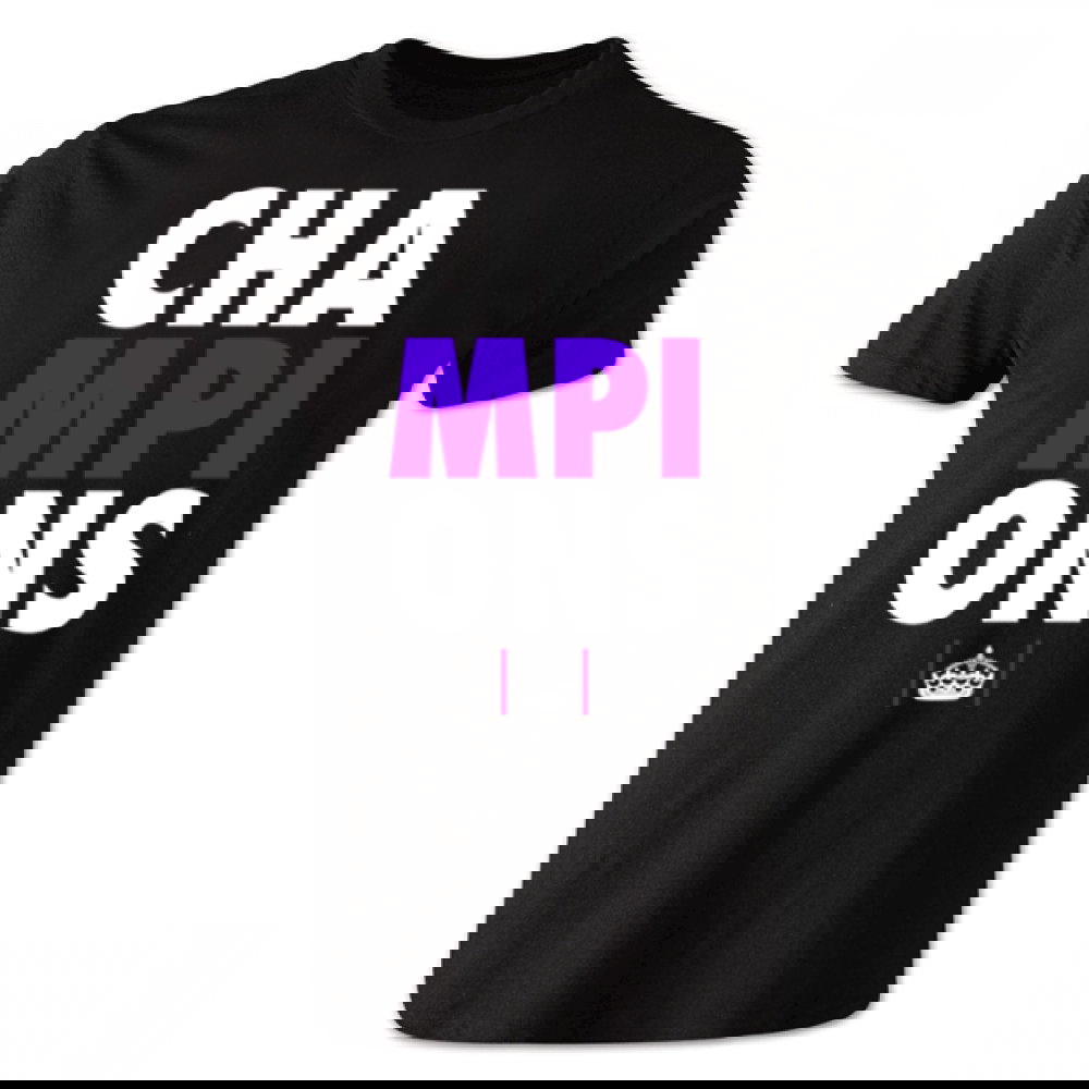 Real Madrid Champions League Winners T-shirt (Black)