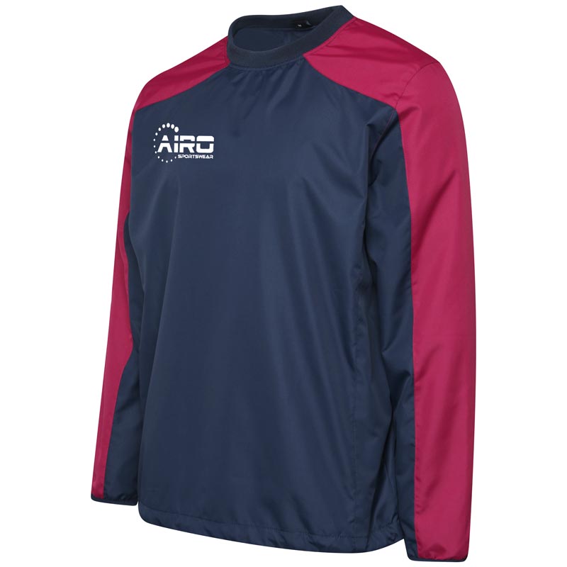 Airo Sportswear Pro Windbreaker (Navy-Maroon)