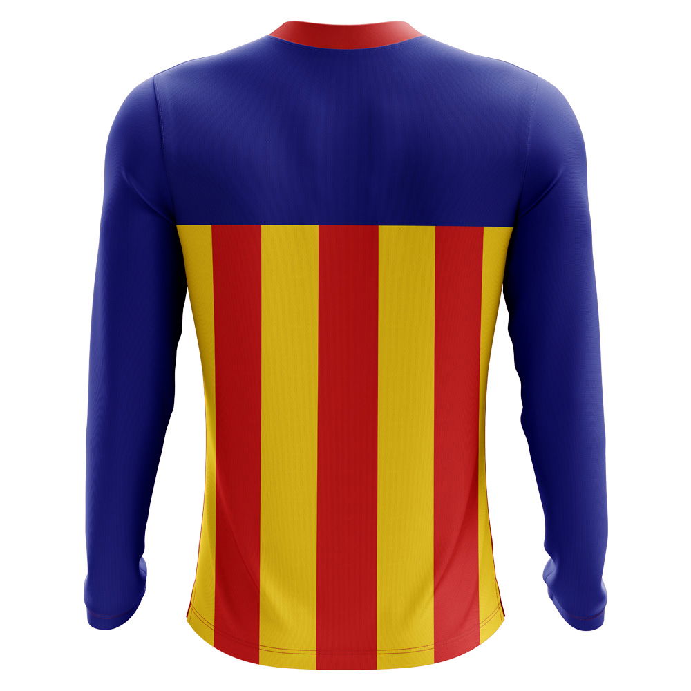 2025-2026 Catalunya Long Sleeve Home Concept Football Shirt (Kids)