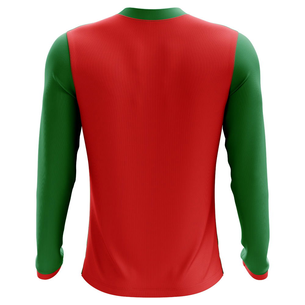 2025-2026 Morocco Long Sleeve Home Concept Football Shirt (Kids)