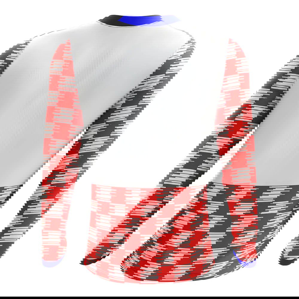 2025-2026 Croatia Long Sleeve Home Concept Football Shirt (Kids)