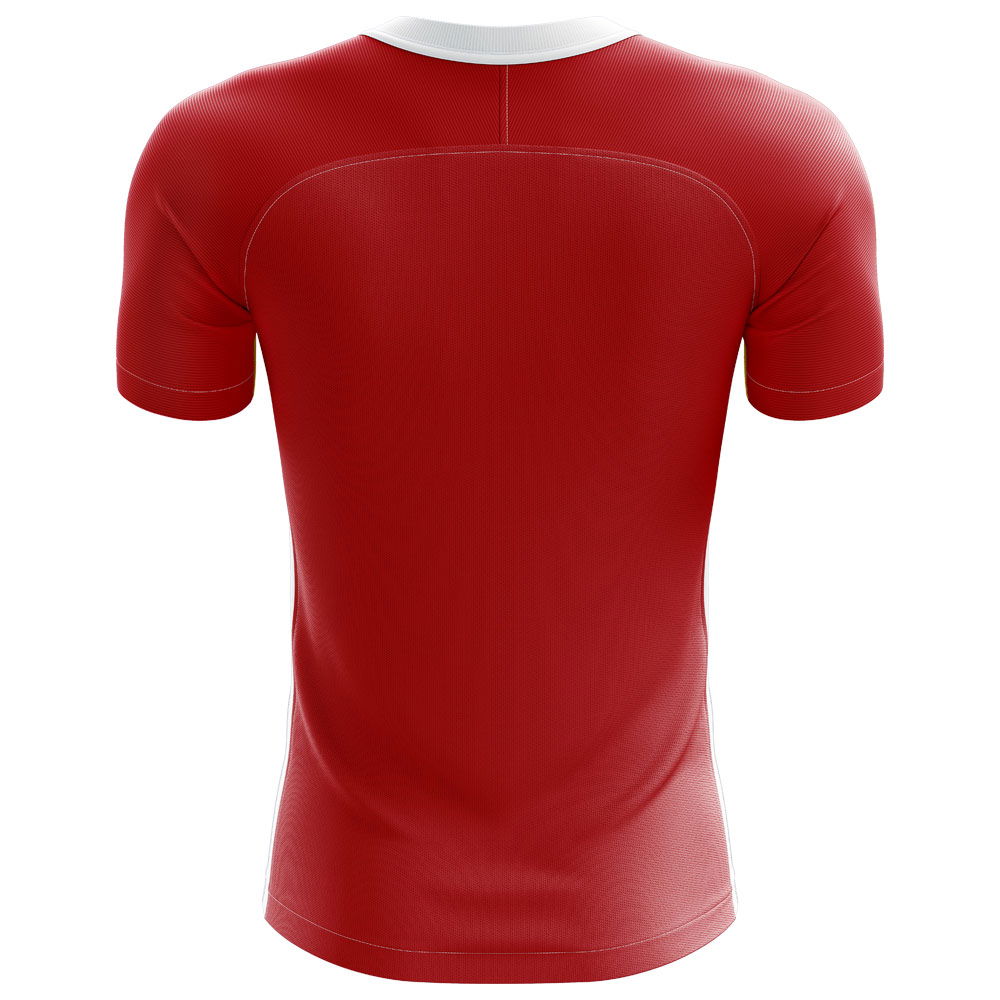 2025-2026 Denmark Flag Concept Football Shirt (Schone 19) - Kids