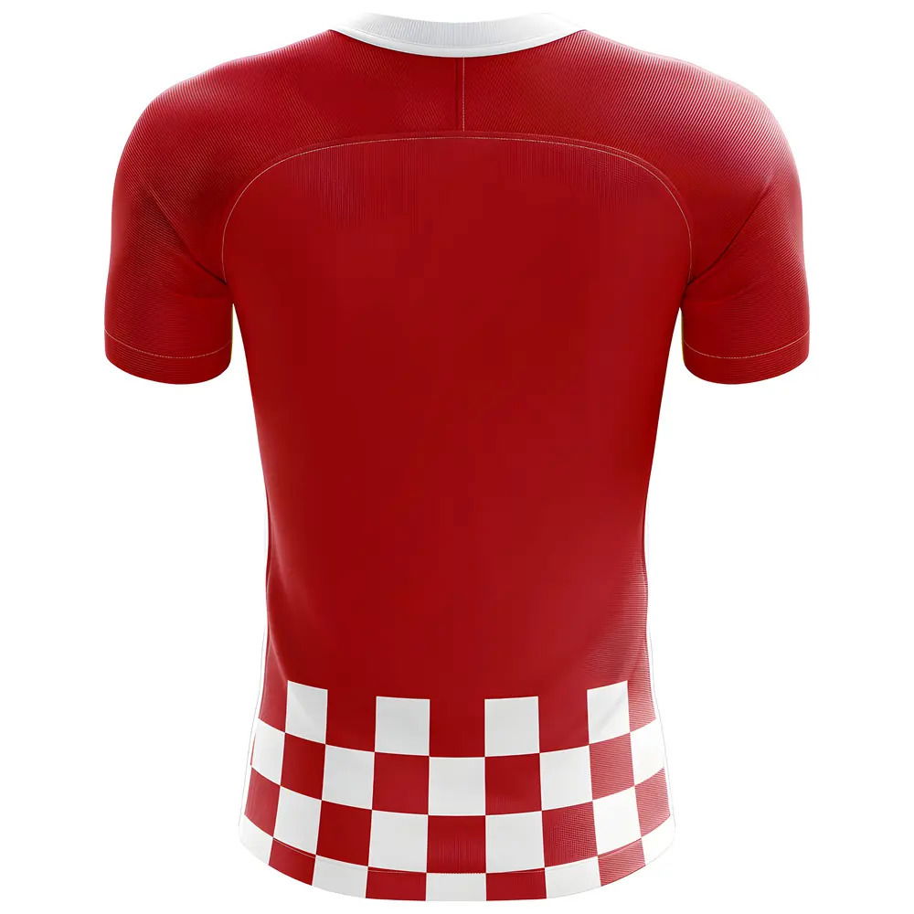 2025-2026 Croatia Flag Concept Football Shirt - Adult Long Sleeve