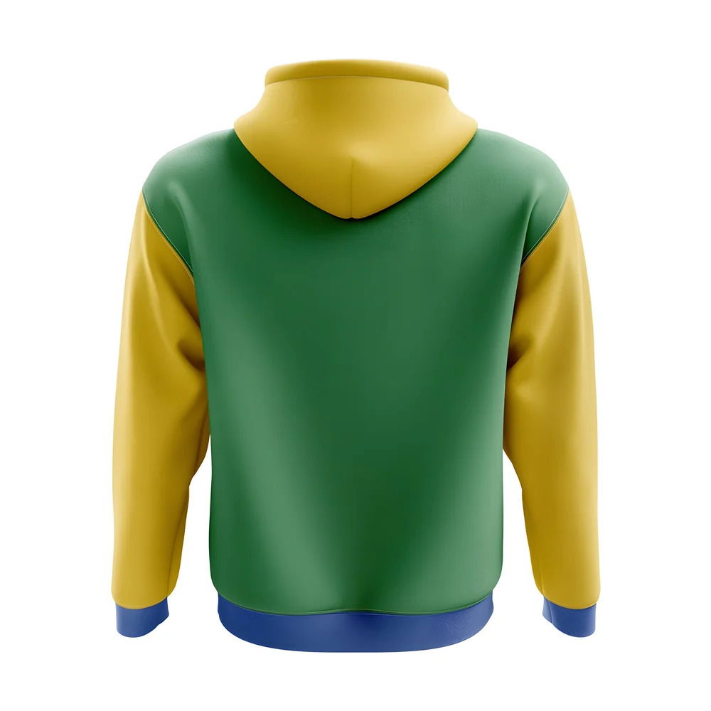 Gabon Concept Country Football Hoody (Green)
