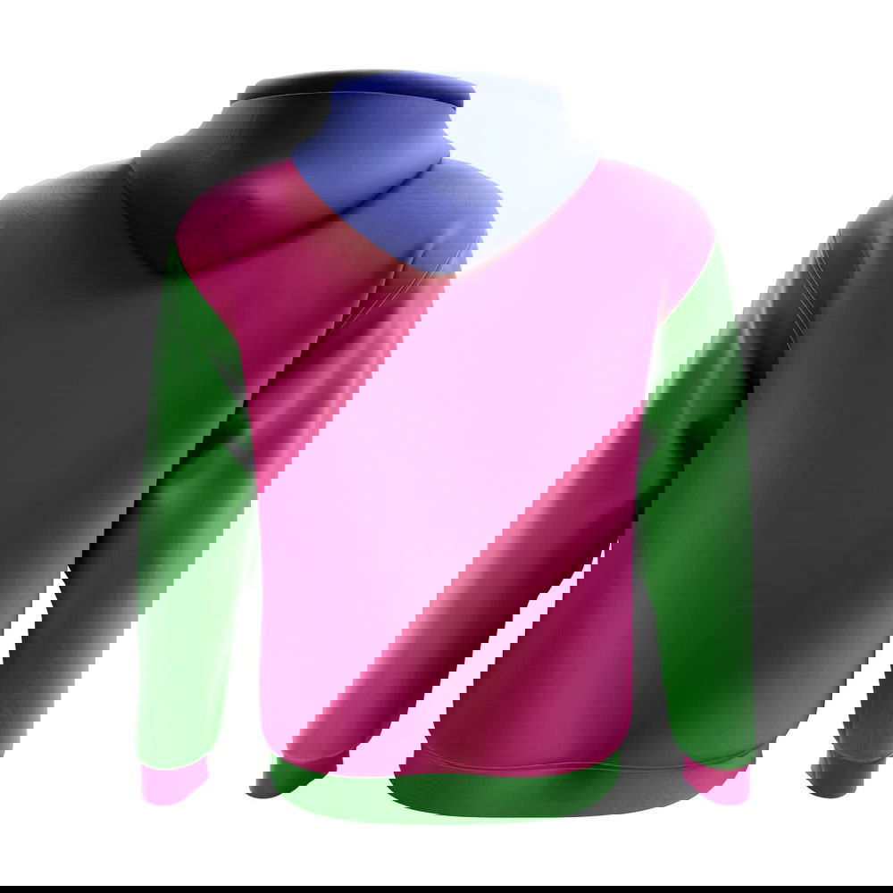 Kuban Peoples Republic Concept Country Football Hoody (Pink)