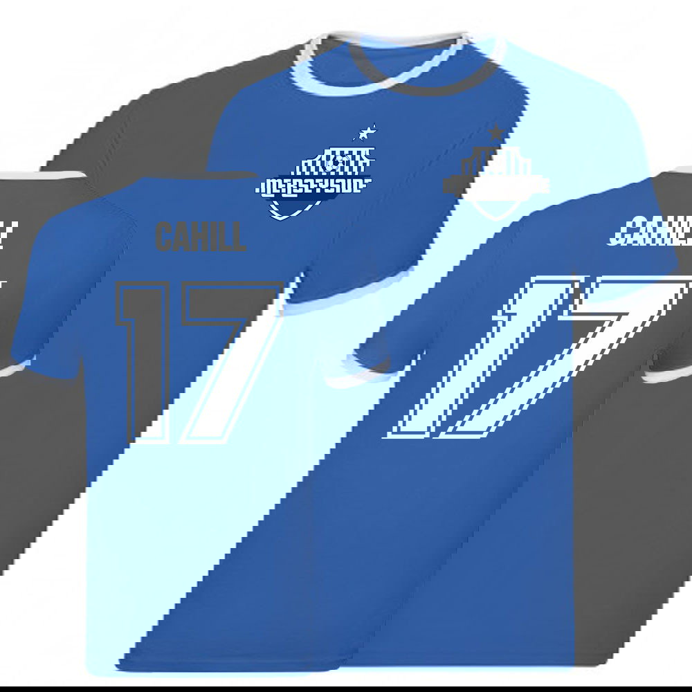 Tim Cahill Everton Ringer Tee (Blue)