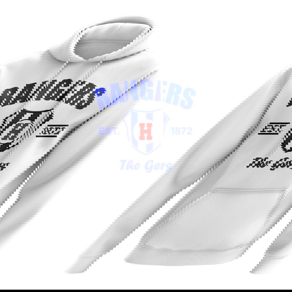 Rangers Established Football Hoody (White)