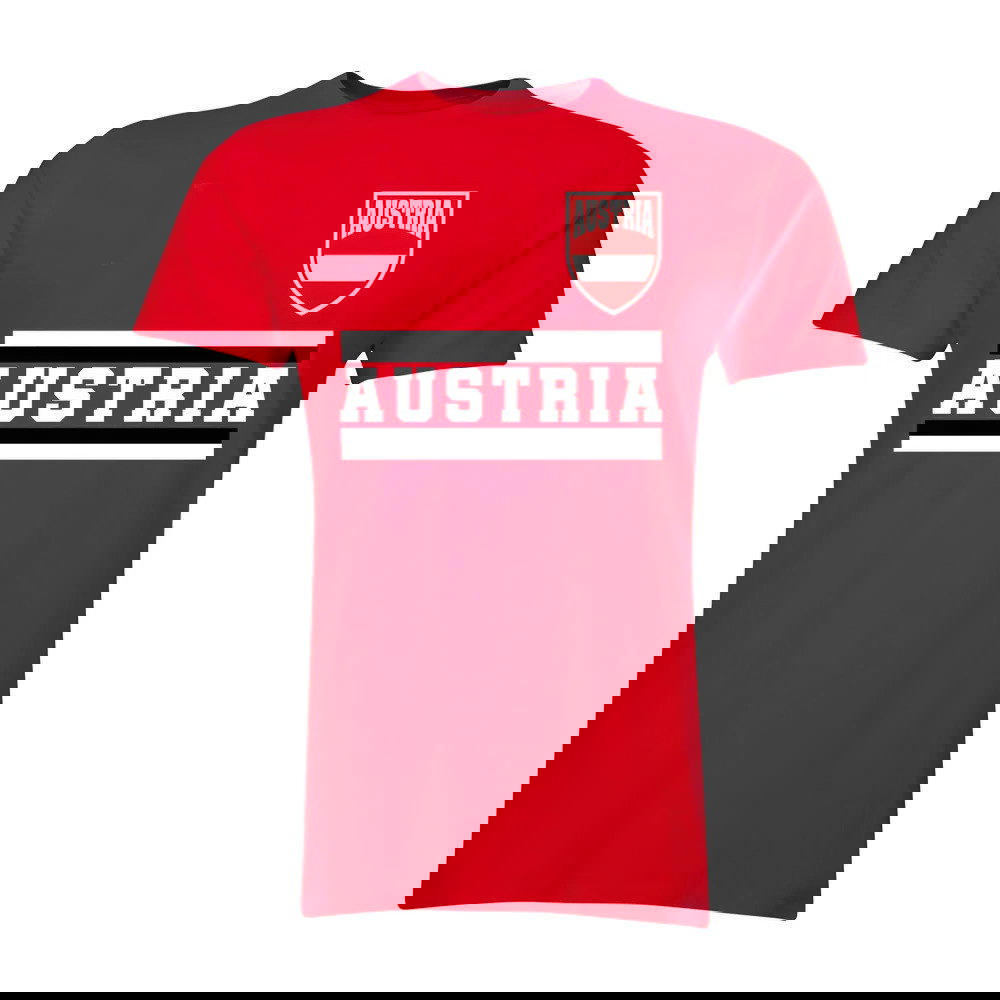 Austria Core Football Country T-Shirt (Red)