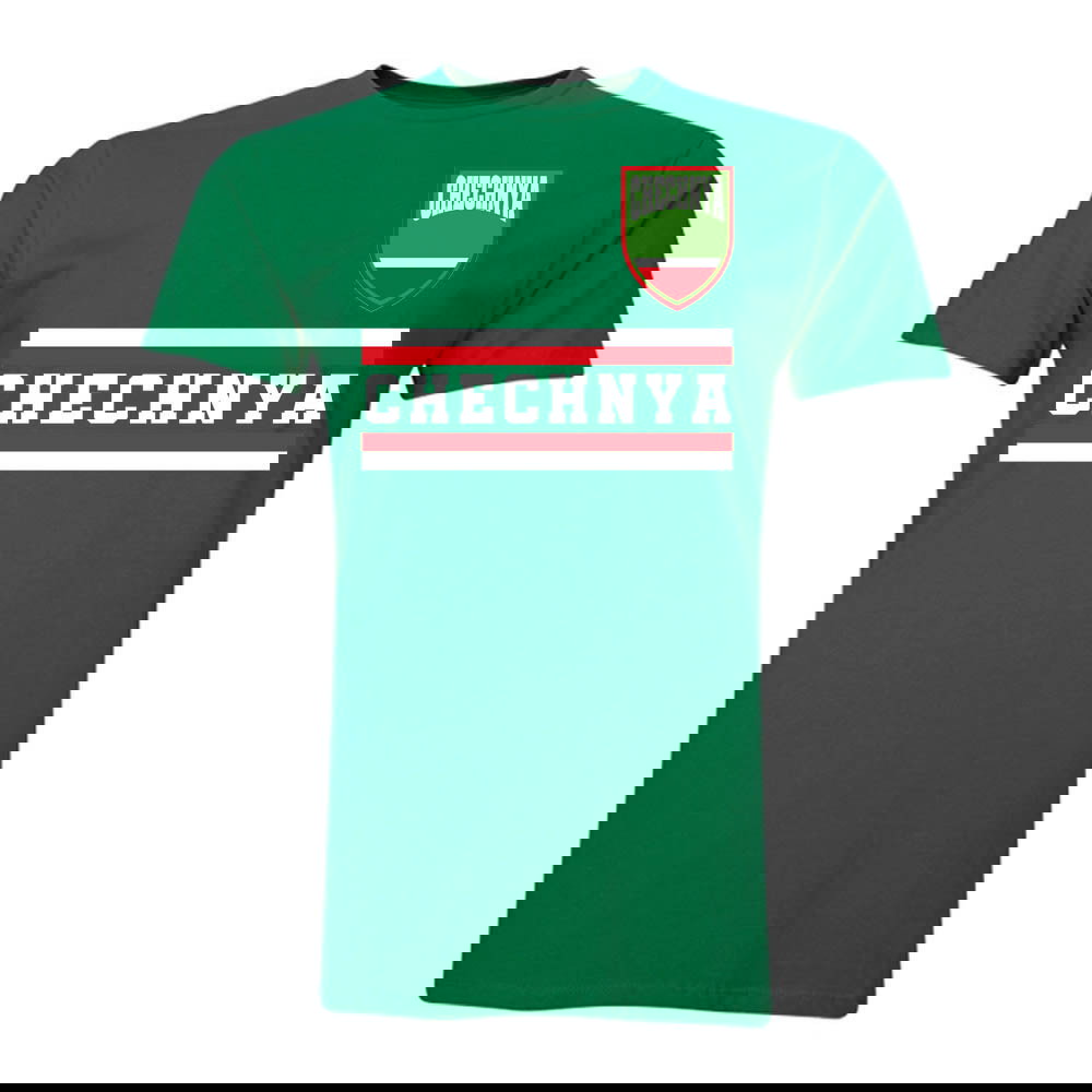 Chechnya Core Football Country T-Shirt (Green)