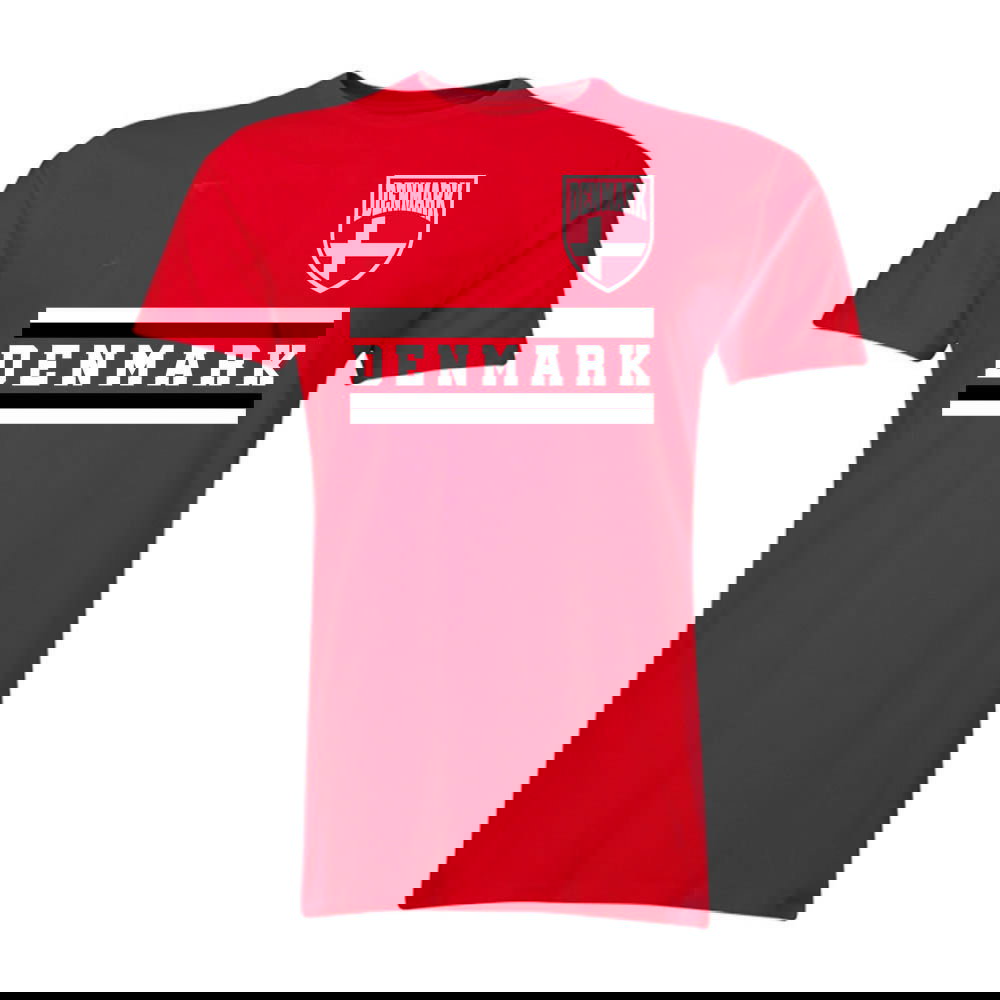 Denmark Core Football Country T-Shirt (Red)